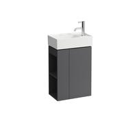 LAUFEN Kartell mueble bajo lavabo, 1 puerta, bisagra derecha, 440x600x270mm, para WT 815334, H4075180336421, Color: gris pizarra