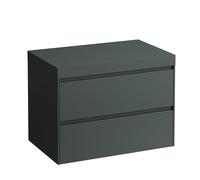 LAUFEN LANI encimera de lavabo gris tráfico incl. mueble bajo lavabo, sin recorte, 785x495x580mm, H4055501122661, Color: Gris de tráfico