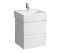 LAUFEN LANI mueble bajo lavabo, 2 cajones, SoftClose, 485x515x445mm, H4035121122601, Color: blanco mate