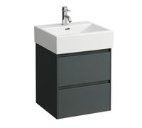 LAUFEN LANI mueble bajo lavabo, 2 cajones, SoftClose, 485x515x445mm, H4035121122661, Color: Gris de tráfico