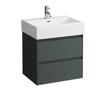 LAUFEN LANI mueble bajo lavabo, 2 cajones, SoftClose, 585x515x445mm, H4035321122661, Color: Gris de tráfico