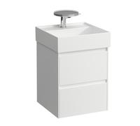 LAUFEN LANI para Kartell mueble bajo lavabo, 2 cajones, 435x450x515mm, incl. sistema de ordenación, H4039221122601, Color: Blanco Mate