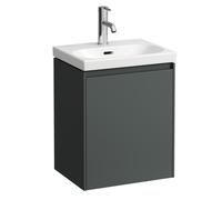 LAUFEN LANI para mueble bajo lavabo Lua, 1 puerta, bisagra izquierda, 435x515x340mm, H4035011122661, Color: Gris de tráfico