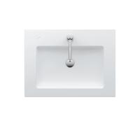 LAUFEN Living Lavabo cuadrado, 1 agujero para grifo, con rebosadero, 900x480, blanco, recortable por un lado hasta 77,5 cm, H8164330001351