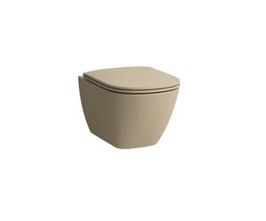 LAUFEN LUA inodoro suspendido, descarga silenciosa, fijación oculta, 520x360x360mm, sin borde, H8210800180001, Color: Beige Bahama