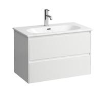 LAUFEN LUA Juego completo Lani, lavabo incl. mueble bajo lavabo, 800x515x440mm, H8600872611041, Color: Blanco brillante