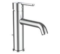 LAUFEN LUA mezclador de lavabo, Eco+, 135mm proyección, 192mm altura, cromo, H3110810041241, Versión: con válvula de drenaje