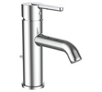 LAUFEN LUA mezclador de lavabo, Eco+, proyección 118mm, altura 173mm, cromo, H3110810041141, Versión: con válvula de drenaje