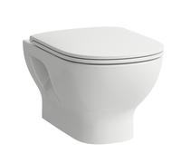 LAUFEN LUA WC set, Basic WC suspendido in siento WC con tapa, fijación abierta, H8660810000001