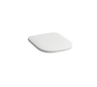 LAUFEN MEDA asiento de inodoro delgado, con tapa, extraíble, con caída amortiguada, 365x448x56mm, H8911150000001, Color: Blanco