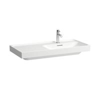 Laufen Meda lavabo 100x46 cm rectangular para mueble blanco brillante H8171174001091