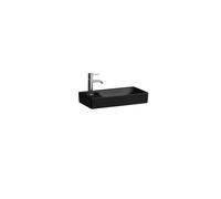 LAUFEN MEDA lavamanos, empotrable, agujero para grifo a la izquierda, 460x235mm, sin agujero para grifo, sin rebosadero, H8151147161121, Color: Negro Mate