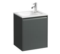 LAUFEN Meda mueble bajo lavabo, 1 puerta SoftClose, bisagra derecha, para H814110, 437x339x515mm, H4216620112661, Color: Gris de tráfico