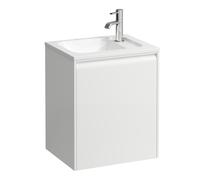 LAUFEN Meda mueble bajo lavabo, 1 puerta SoftClose, bisagra derecha, para H814110, 437x339x515mm, H4216620112601, Color: Blanco Mate