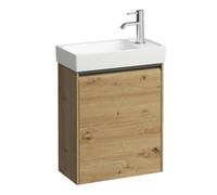LAUFEN Meda mueble bajo lavabo, 1 puerta SoftClose, bisagra derecha, para H815113, 437x222x515mm, H4215520112671, Color: Roble silvestre
