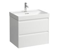 Laufen Meda mueble bajo lavabo, 2 cajones, incl. sistema organizador, para H810114, 636x448x515mm, H4215820112601, Color: Blanco Mate