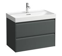 Laufen Meda mueble bajo lavabo, 2 cajones, incl. sistema organizador, para H810117, 784x448x515mm, H4216120112661, Color: Gris de tráfico