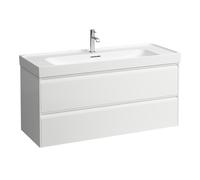 LAUFEN MEDA mueble bajo lavabo, 2 cajones, incl. sistema organizador, para H814111, 1182x448x515mm, H4216320112601, Color: Blanco Mate