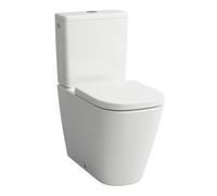 LAUFEN Meda WC combinado de pie, sin borde, cisterna silenciosa, 360x680mm, cisterna profunda, H8241117570001, Color: Blanco Mate