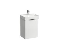 LAUFEN Mueble bajo, bisagra izquierda, 415x320x530mm, para lavabo H815961, H4021111102601, Color: Nieve (blanco mate)