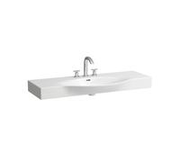LAUFEN Palace mueble lavabo, cortable por un lado hasta 105cm, 1 agujero para grifo, con rebosadero, 1200x510mm, H8117040001351