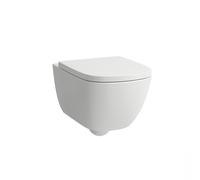 LAUFEN Palomba WC suspendido inodoro de cisterna baja, sin borde, H8208027570001, Color: Blanco Mate
