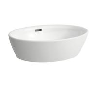 Laufen Pro B lavabo 52x39 cm oval sobre encimera blanco brillante H8129640001091