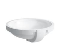 LAUFEN PRO B lavabo encastrado, sin agujero para grifo, con rebosadero, 465x470mm, H8189624001091, Color: Blanco con LCC