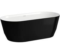 Laufen Pro bañera exenta 165x75 cm oval blanco-negro H2399520640001