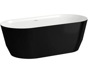 Laufen Pro bañera exenta 165x75 cm oval blanco-negro H2399520640001