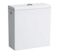 LAUFEN PRO cisterna, descarga de 2 cisternas, 6 L, conexión de agua lateral, blanco, H829951, H8299520009721, Color: Blanco