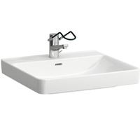 Laufen Pro Liberty umywalka 60x55 cm prostokątna ścienna dla niepełnosprawnych biała H8119500001041