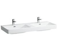 Laufen Pro S lavabo 120x46 cm rectangular clásico-doble blanco H8149664001041