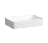 LAUFEN Pro S lavabo bol, sin agujero para grifo, sin rebosadero, 550x380x115mm, H8129654001121, Color: Blanco con LCC