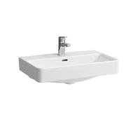 LAUFEN PRO S Lavabo compacto, sin agujero para grifo, sin rebosadero, 600x380mm, H818959A001421, Color: Blanco con LCC Activo