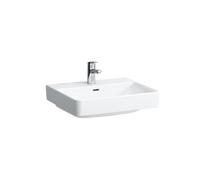 LAUFEN PRO S Lavabo sobre encimera, 1 agujero para grifo, con rebosadero, 550x465mm, H8169624001041, Color: Blanco con LCC
