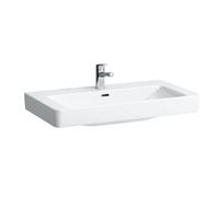 LAUFEN PRO S Lavabo sobre encimera, sin agujero para grifo, con rebosadero, 850x465mm, H8169650001091, Color: Blanco