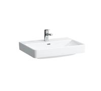 LAUFEN PRO S Lavabo sobre encimera, sin agujero para grifo, sin rebosadero, 650x465mm, H8169644001421, Color: Blanco con LCC