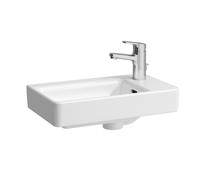 LAUFEN Pro S lavamanos, lavabo a la izquierda, 1 agujero de grifo a la derecha, sin rebosadero, 480x280mm, H8159544001141, Color: Blanco con LCC