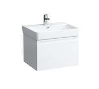 LAUFEN Pro S mueble bajo lavabo, 1 cajón, para lavabo H810963, 570x450x390mm, H4833710964631, Color: Nieve (blanco mate)