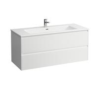 LAUFEN Pro S Set Lani juego completo 1200, lavabo, 1 agujero para grifo, incl. mueble bajo lavabo, 1200x500x540mm, H8649692611041, Color: Blanco brillante
