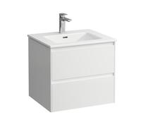 LAUFEN Pro S Set Lani juego completo 600, lavabo incl. mueble bajo lavabo, 600x500x540mm, H8649642611041, Color: Blanco brillante