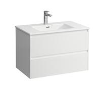 LAUFEN Pro S Set Lani juego completo 800, lavabo incl. mueble bajo lavabo, 800x500x540mm, H8649659901041, Color: Color especial
