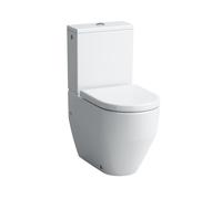 LAUFEN Pro WC de pedestal, descarga directa, para cisterna de superficie, sin borde, salida vertical/horizontal, 650x360x430mm, H825962A000001, Color: Blanco con LCC Activo
