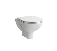 LAUFEN PRO WC suspendido, cisterna baja, sin borde, 530x360mm, fijación abierta, H820960A000001, Color: Blanco con LCC Activo