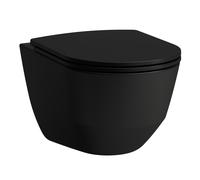 LAUFEN PRO WC suspendido, sin borde, 360x530mm, fijación oculta, H8209667160001, Color: Negro Mate