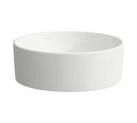 Laufen Savoy lavabo 38x38 cm circular sobre encimera blanco H8129417571121