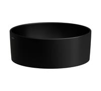 Laufen Savoy lavabo 38x38 cm circular sobre encimera negro H8129427161121