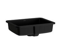 Laufen Savoy lavabo 44x33 cm rectangular bajo encimera negro H8189487161551