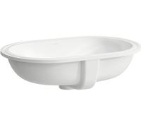 Laufen Savoy lavabo 51x31 cm oval bajo encimera blanco brillante H8189460001551